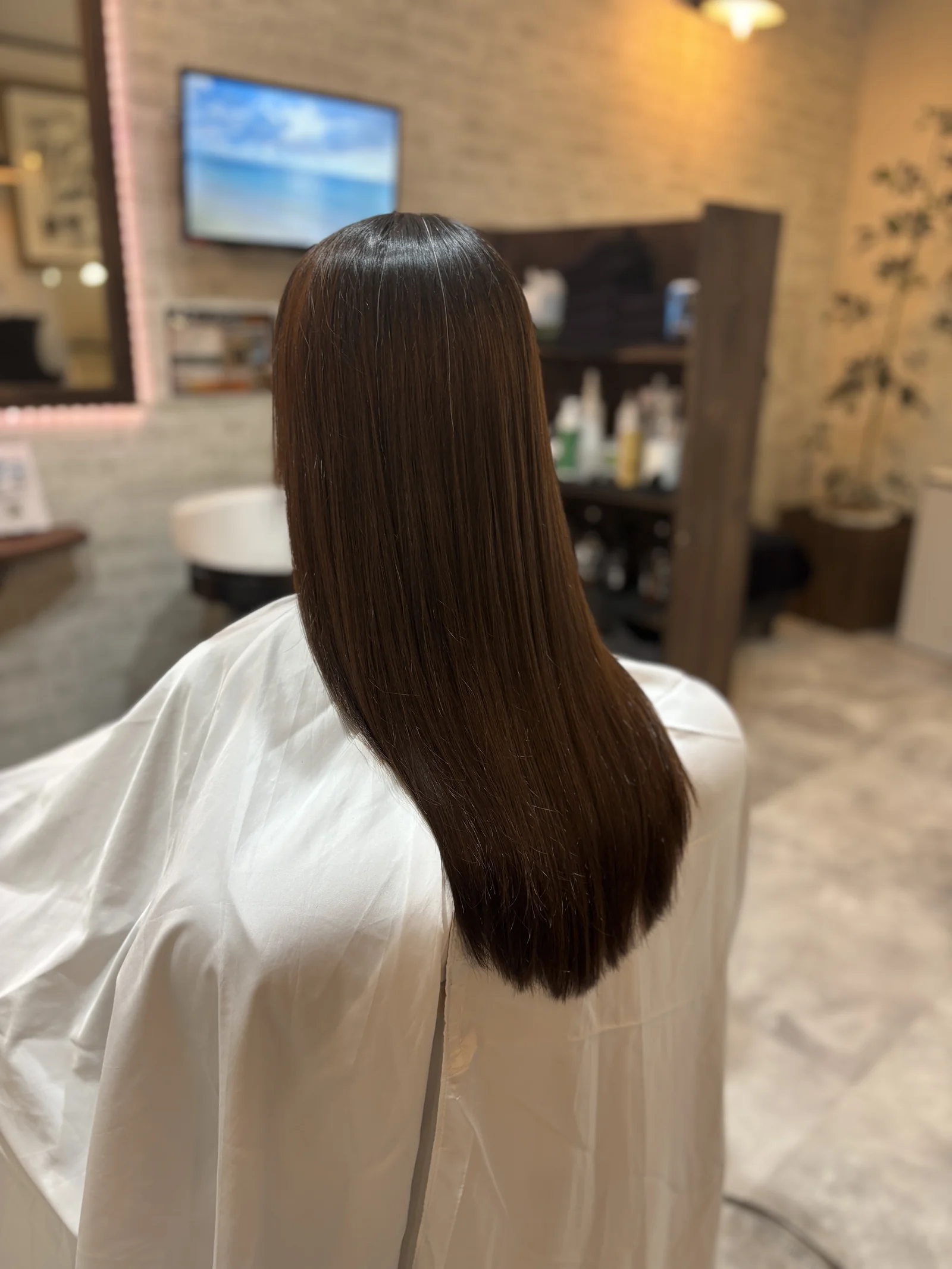 縮毛矯正 施術後