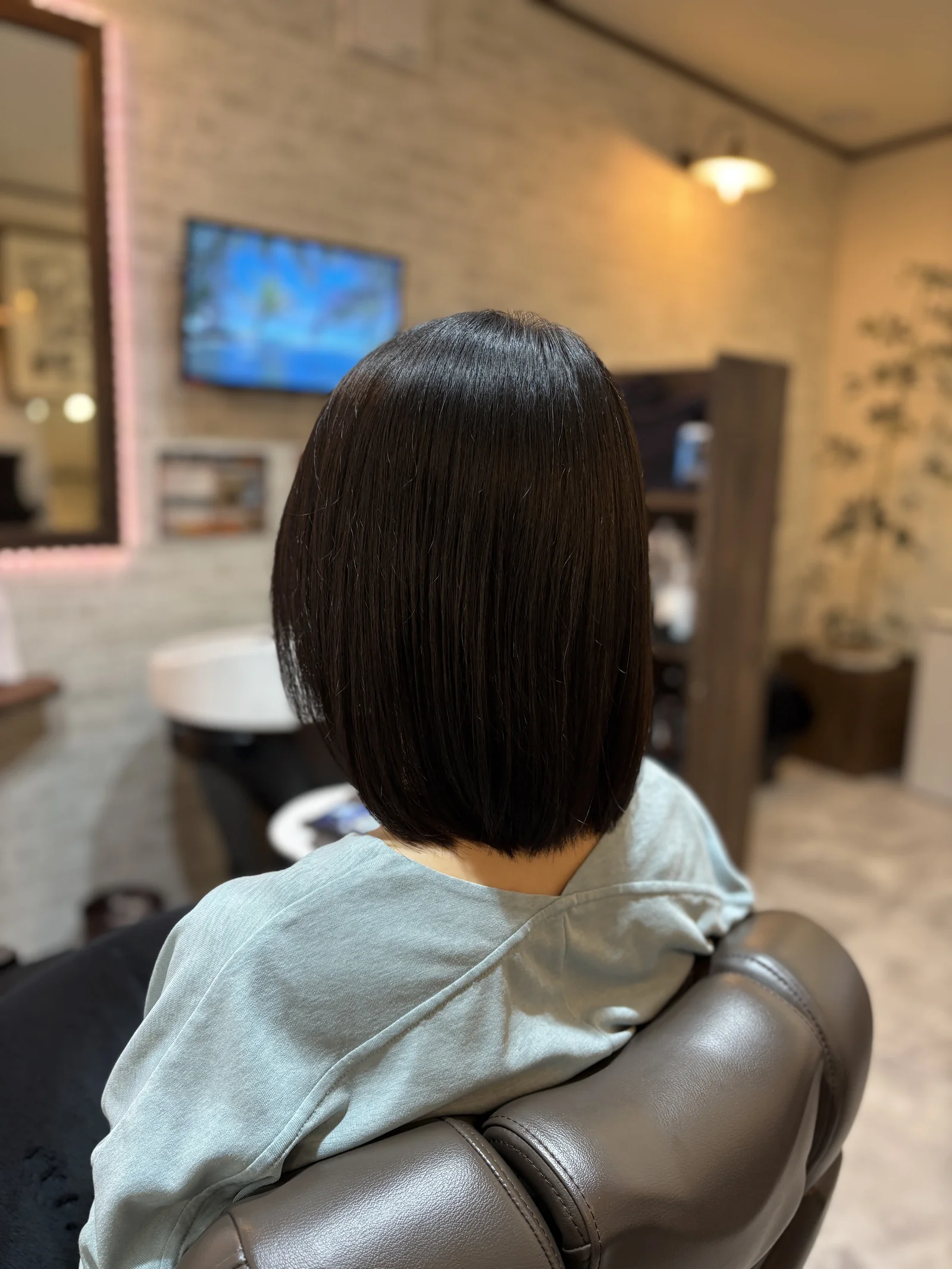 エイジング毛への髪質改善トリートメント ボブの仕上がり