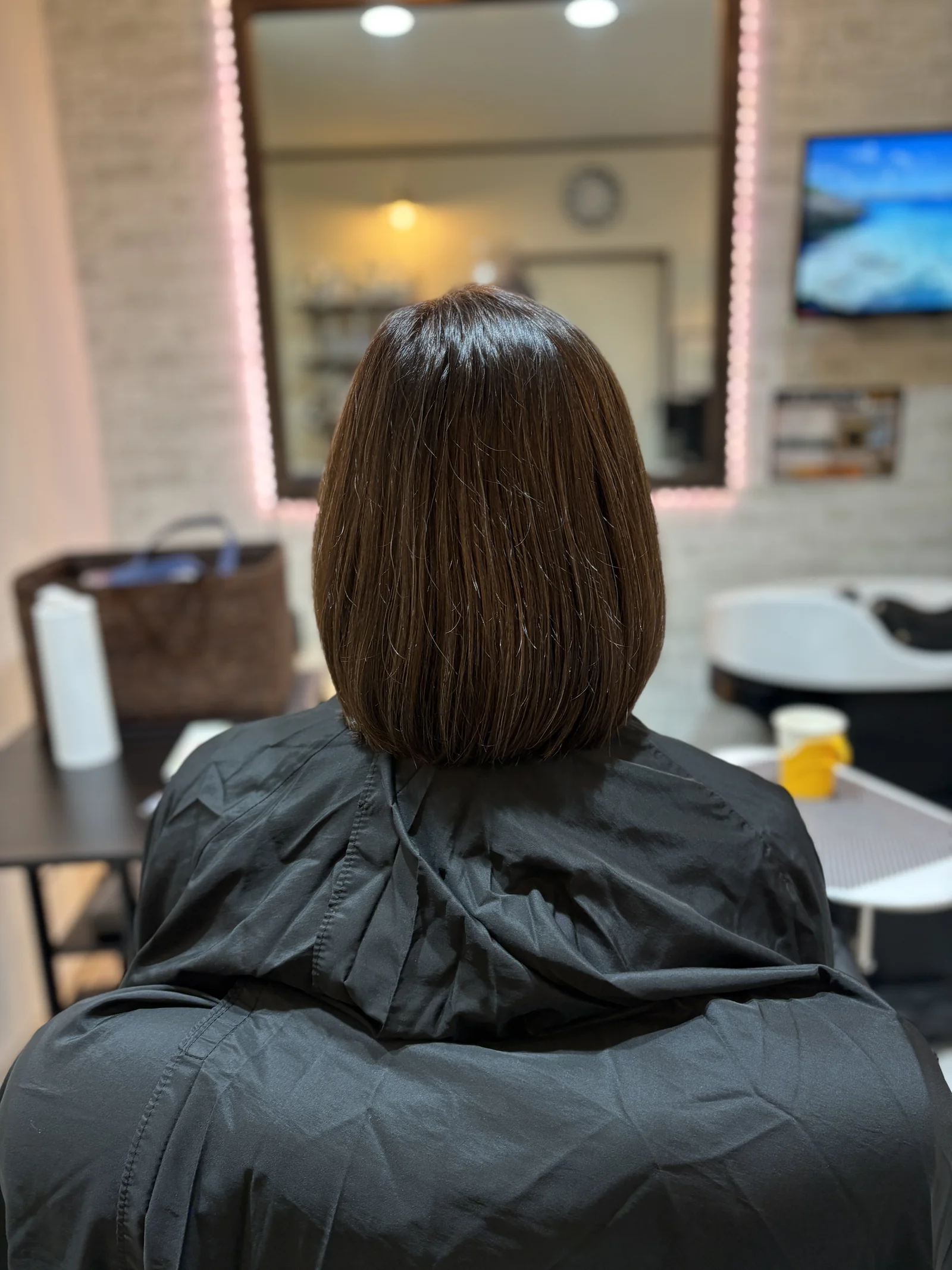 施術後の仕上がりとツヤ